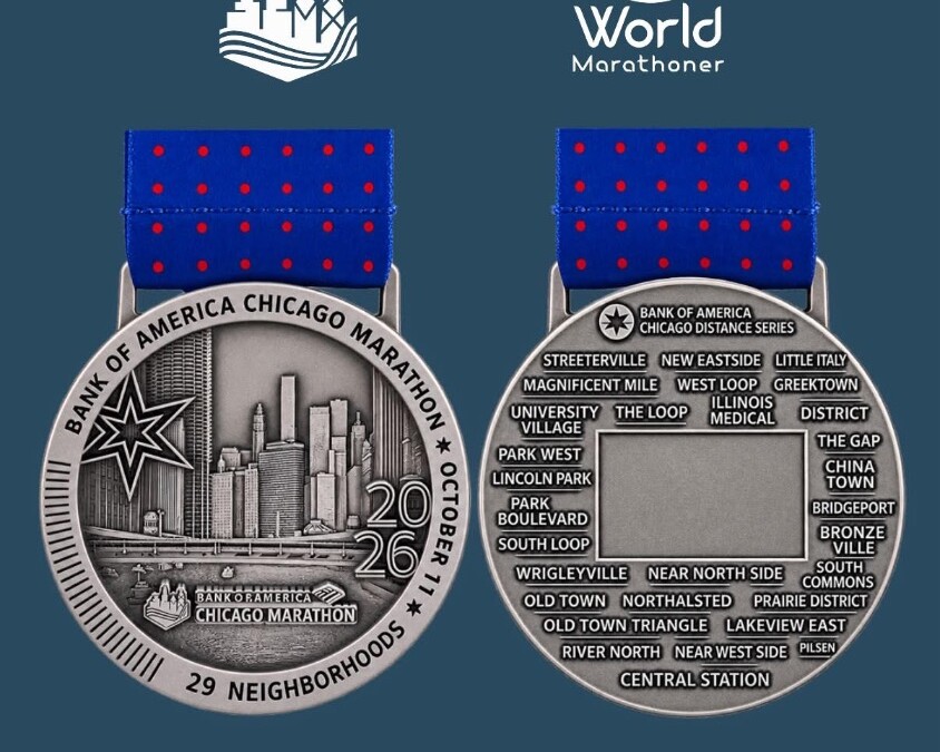 Medal Chicago Marathon 2026